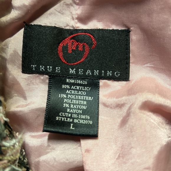 True Meaning Tweed Raw Edges Blazer - Picture 5 of 6